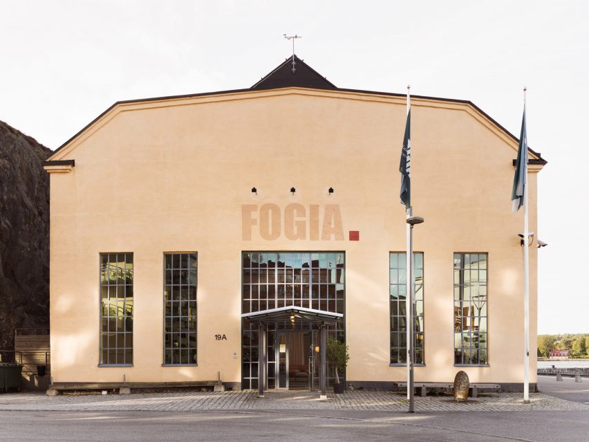 Interiors of Fogia showroom in Stockholm, design by Code Concept