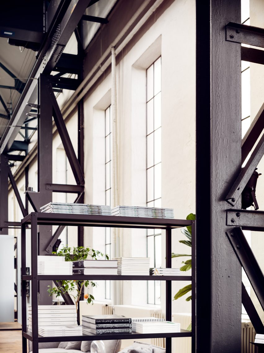 Interiors of Fogia showroom in Stockholm, design by Code Concept