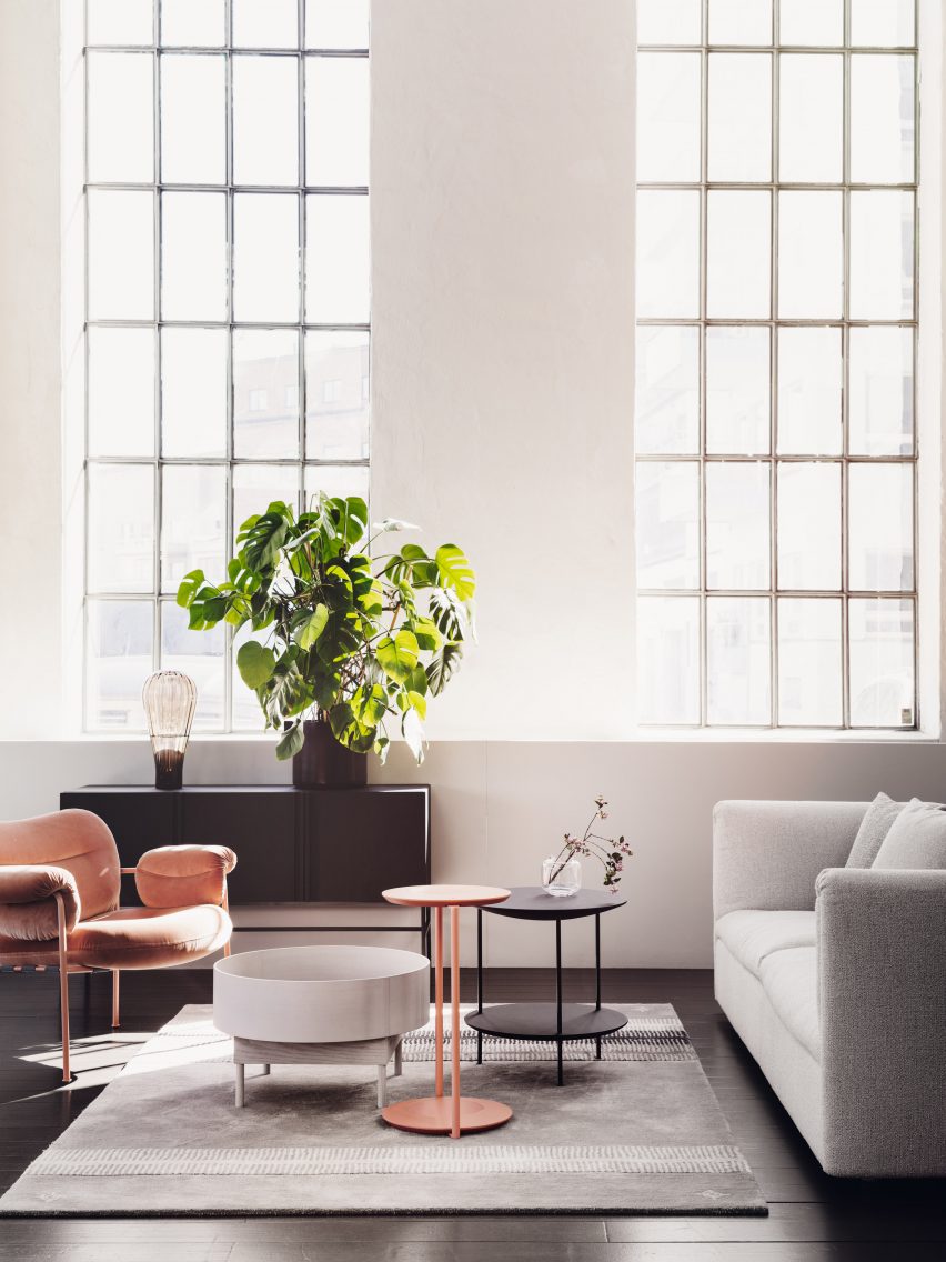 Interiors of Fogia showroom in Stockholm, design by Code Concept
