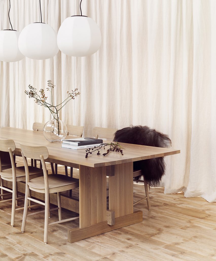 Interiors of Fogia showroom in Stockholm, design by Code Concept
