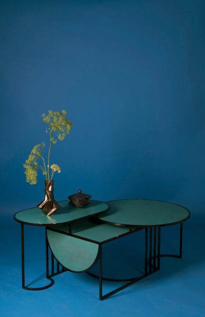 Lara Bohinc's Orbit tables express the "simplicity of Bauhaus design"
