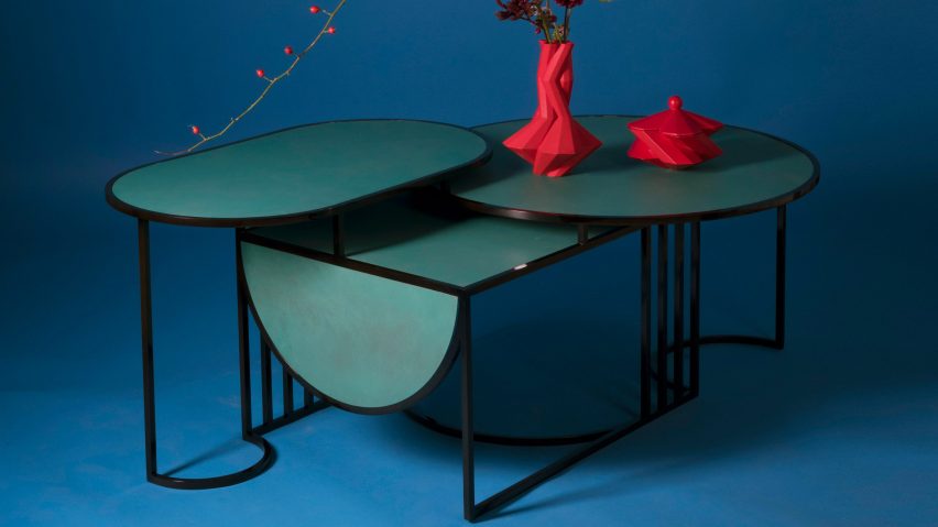 Lara Bohinc's Orbit tables express the "simplicity of Bauhaus design"
