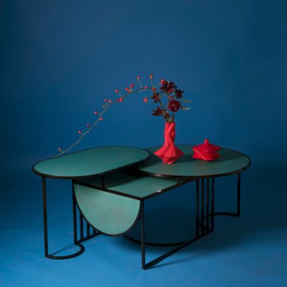 Lara Bohinc's Orbit tables express the "simplicity of Bauhaus design"