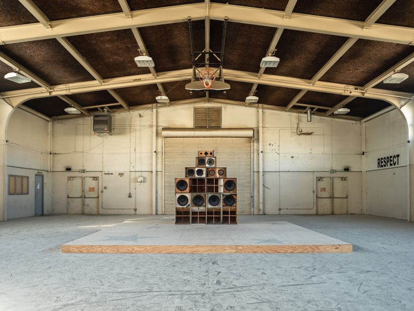 Gary Simmons' installation for Desert X 2019