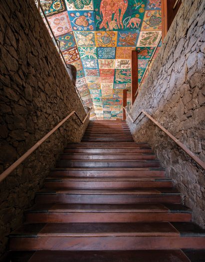 Geoffrey Bawa staircases: The Beach Hotel, Bentota, 1968