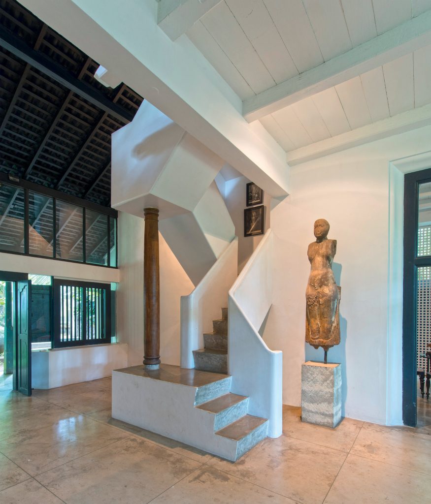 Geoffrey Bawa staircases: House for Lidia Duchini, Bentota, 1979
