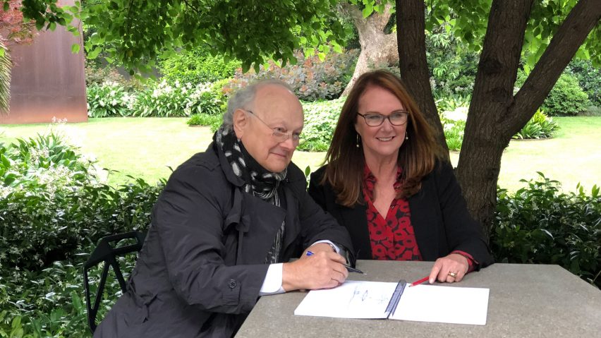 Glenn Murcutt and Naomi Milgrom