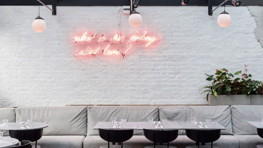 Interiors of Grind, Greenwich, designed by Biasol