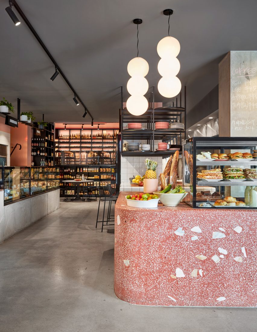 Interiors of Hunter & Co Deli in Melbourne, designed by Mim Design