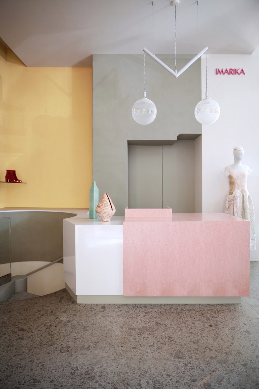 Imarika store in Milan, designed by Marcante-Testa