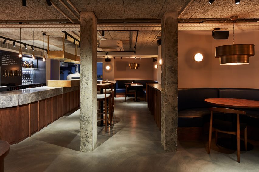 Interiors of Kindred co-working space, designed by Studioshaw