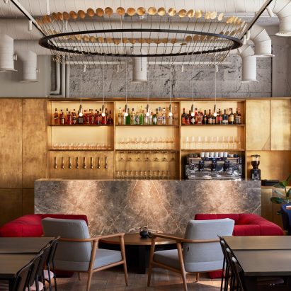 Interiors of Kindred co-working space, designed by Studioshaw