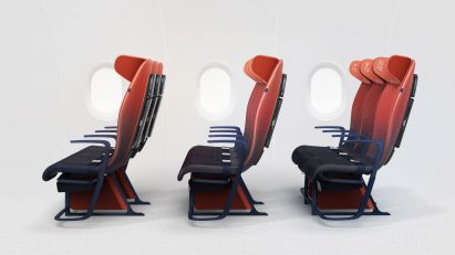 Layer's smart Move seating for Airbus adapts to the passengers needs