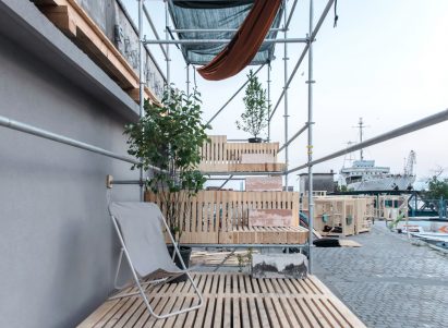 Level Up street pavilion by Brett Mahon, Joonas Parviainen, Saagar Tulshan, Shreyansh Sett and Vanja Borovic