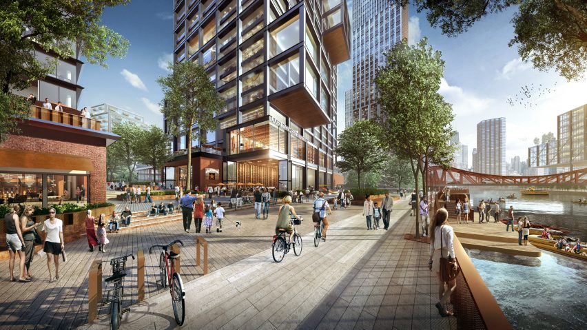 Lincoln Yards neighbourhood masterplan by SOM