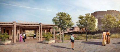 Entrance to the Mehrangarh Fort visitor centre by Studio Lotus