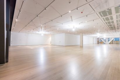 Construction progress of new gallery spaces in The David Geffen Wing at The Museum of Modern Art
