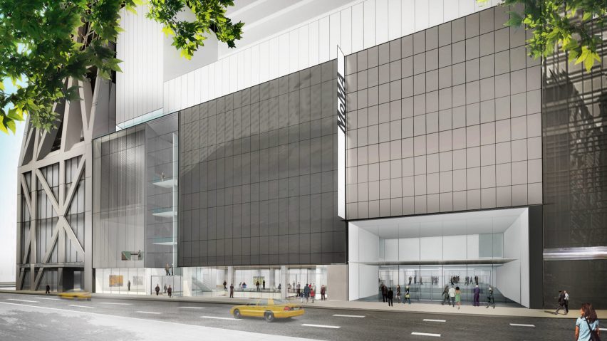 Exterior view of The Museum of Modern Art on 53rd Street
