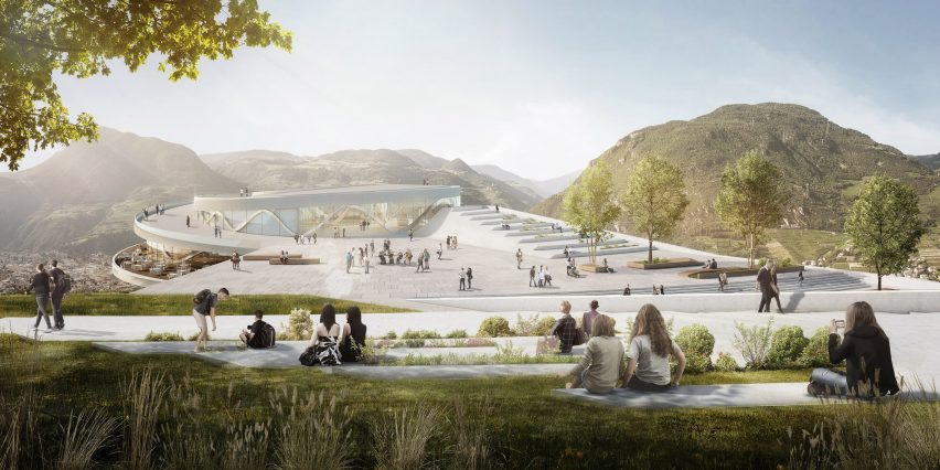Visuals of Museum Quarter by Snøhetta in Bolzano, Italy
