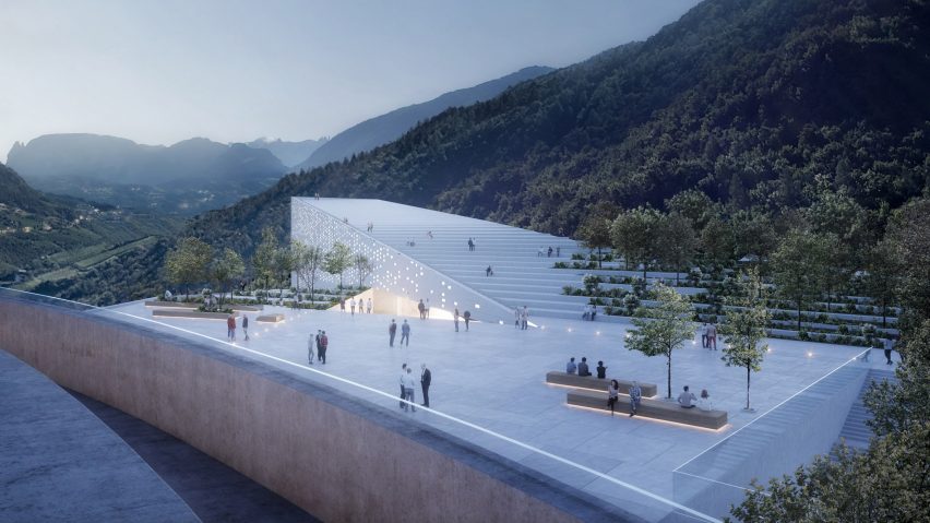 Visuals of Museum Quarter by Snøhetta in Bolzano, Italy