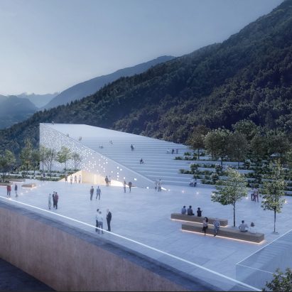 Visuals of Museum Quarter by Snøhetta in Bolzano, Italy
