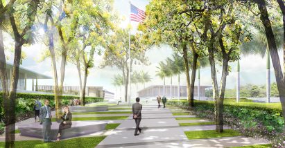 New Delhi US embassy masterplan by Weiss Manfredi