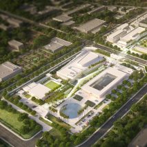New Delhi US embassy masterplan by Weiss Manfredi