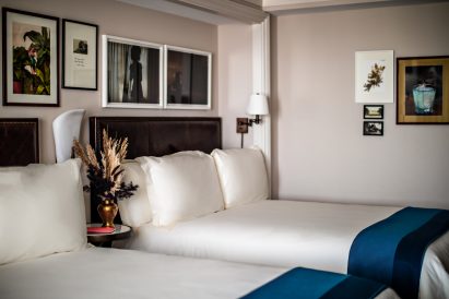 NoMad Las Vegas hotel bedroom