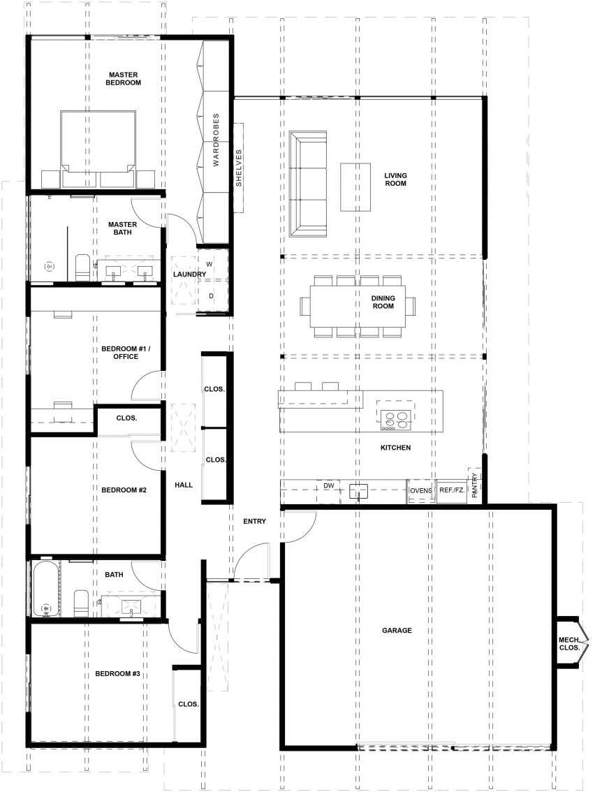 Palo Alto Eichler Remodel by Klopf Architecture