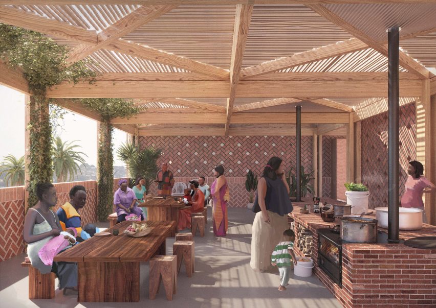 Panzi Hospital mother and baby unit concept by White Arkitekter