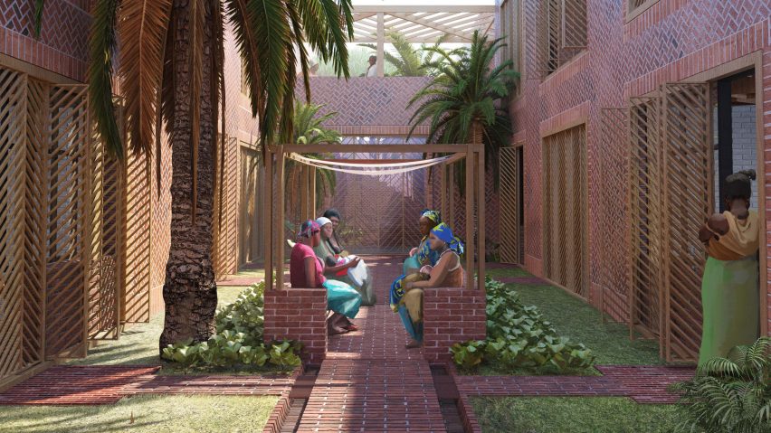 Panzi Hospital mother and baby unit concept by White Arkitekter