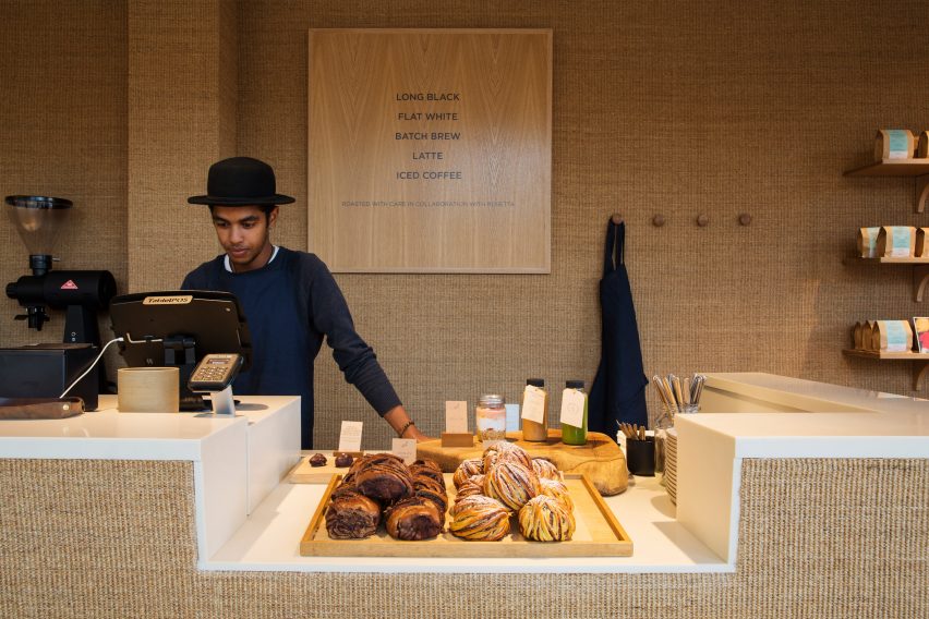 Pauline's Cape Town coffee bar sisal interiors