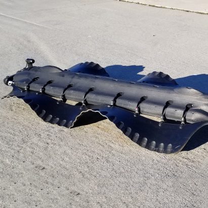 Amphibious Velox robot uses undulating fins to swim and crawl