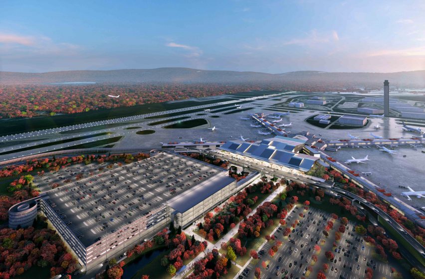 Pittsburg Airport Terminal by Gensler, HDR and Luis Vidal