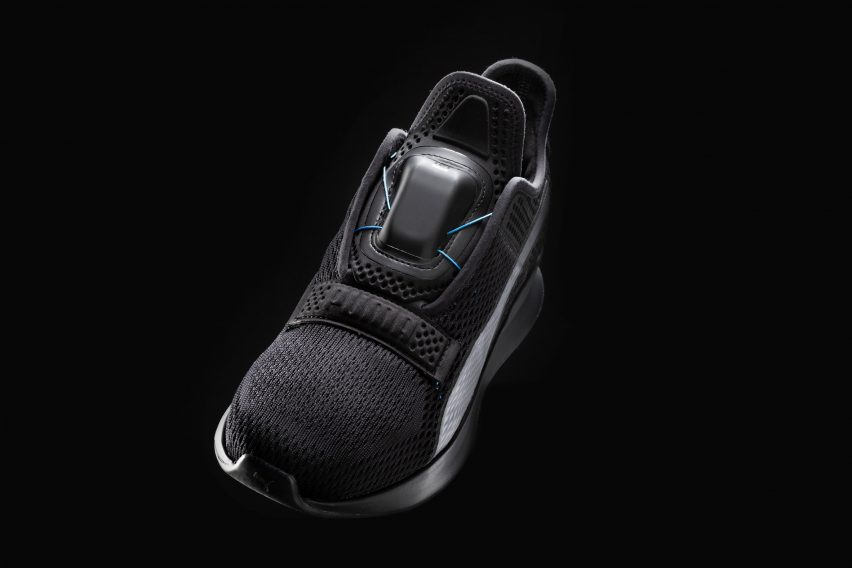 Puma launches self-lacing technology for trainers