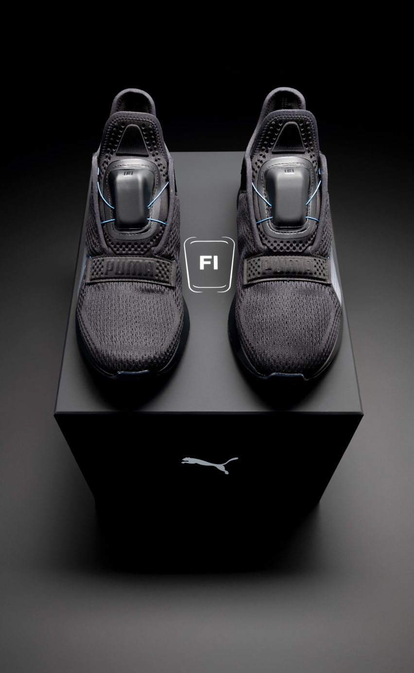 Puma launches self-lacing technology for trainers