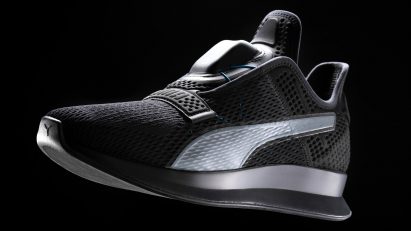 Puma launches self-lacing technology for trainers