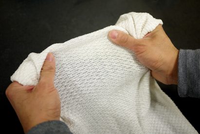Temperature regulating fabric by researchers at University of Maryland