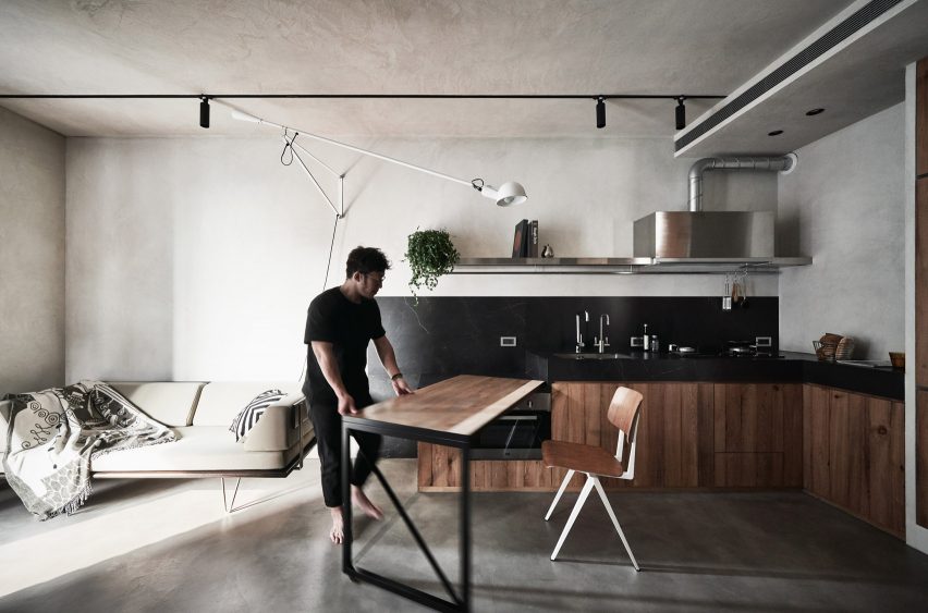 Interiors of Apartment X, designed by KC Design Studio