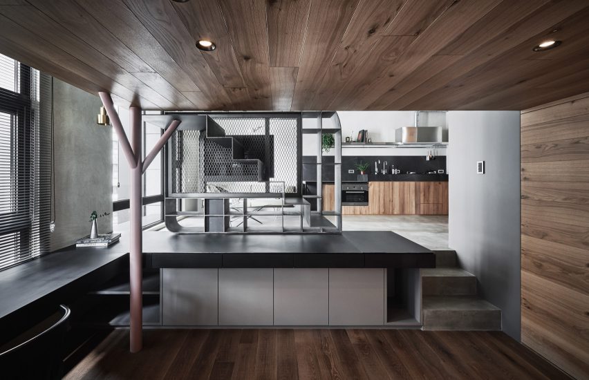Interiors of Apartment X, designed by KC Design Studio