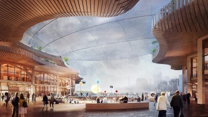 Quayside at Sidewalk Toronto by Snøhetta and Heatherwick Studio
