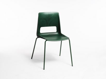 Snøhetta unveils S-1500 chair made from recycled plastic and steel