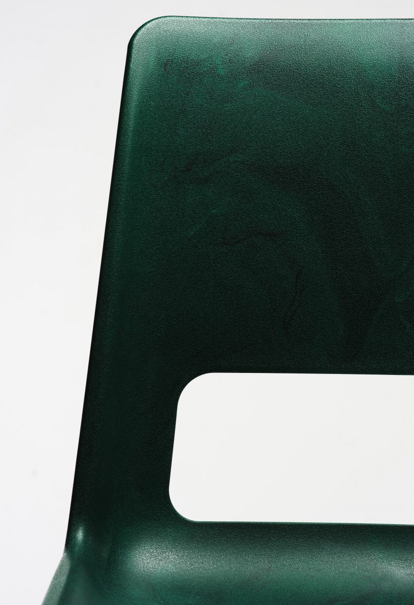 Snøhetta unveils S-1500 chair made from recycled plastic and steel