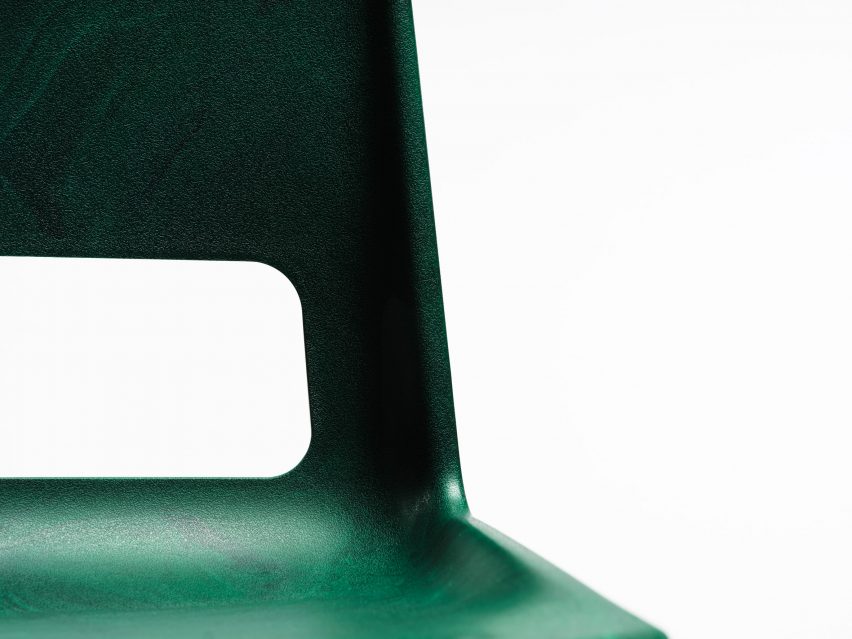 Snøhetta unveils S-1500 chair made from recycled plastic and steel