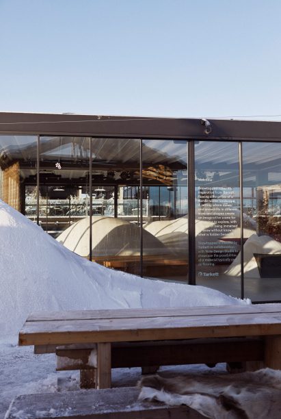 Snowtopped by Note Design Studio and Tarkett at Stockholm Design Week