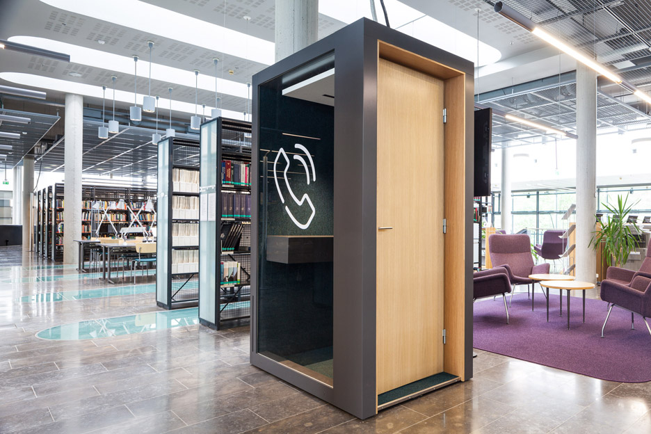 Healthy office furniture Stockholm POD phone by Into the Nordic Silence