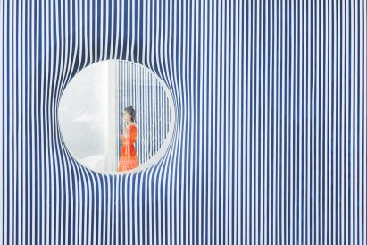 Striped house by Wutopia
