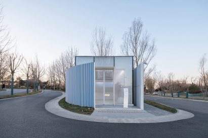 Striped house by Wutopia