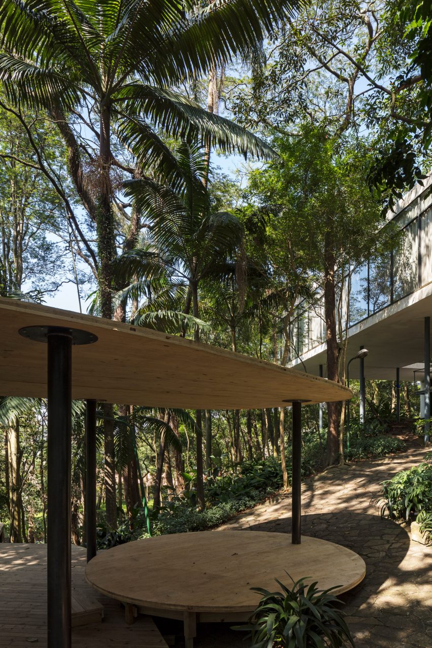 Summer House by Sol Camacho at Lina Bo Bardi's Glass House