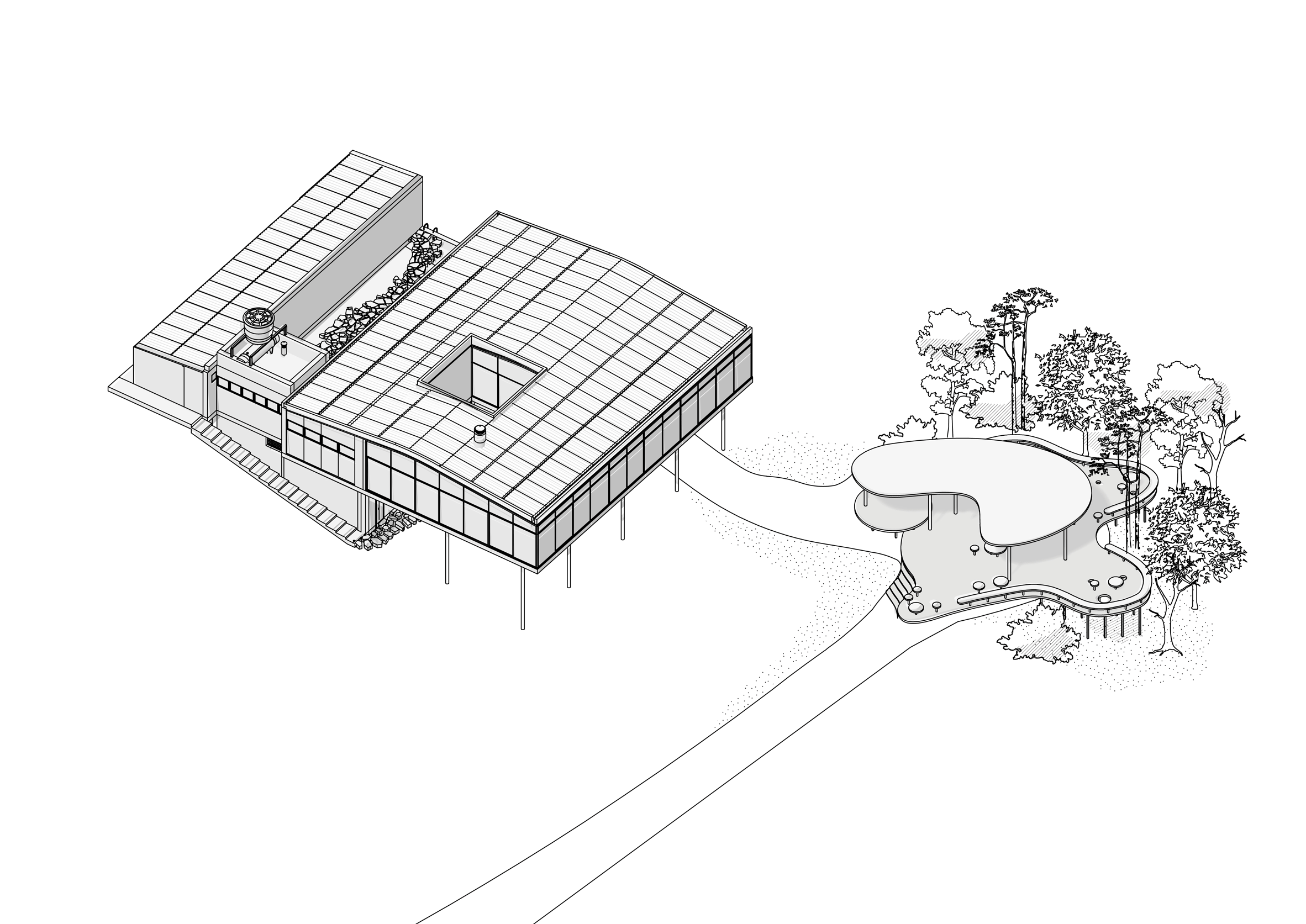 Summer House by Sol Camacho at Lina Bo Bardi's Glass House